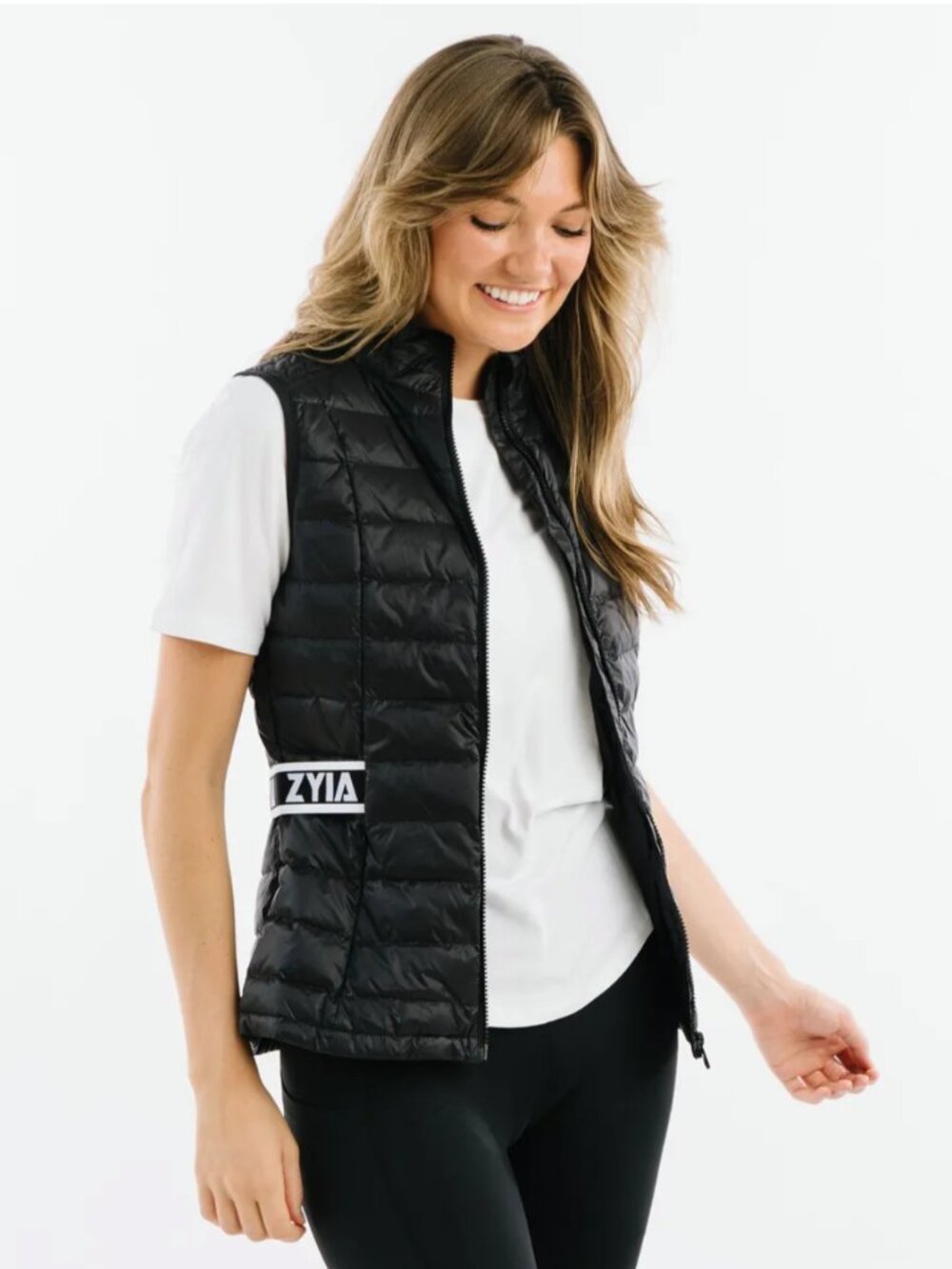 Zyia womens alpine down vest